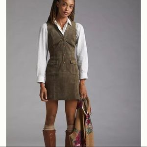 Anthropologie Suede Moss Dress